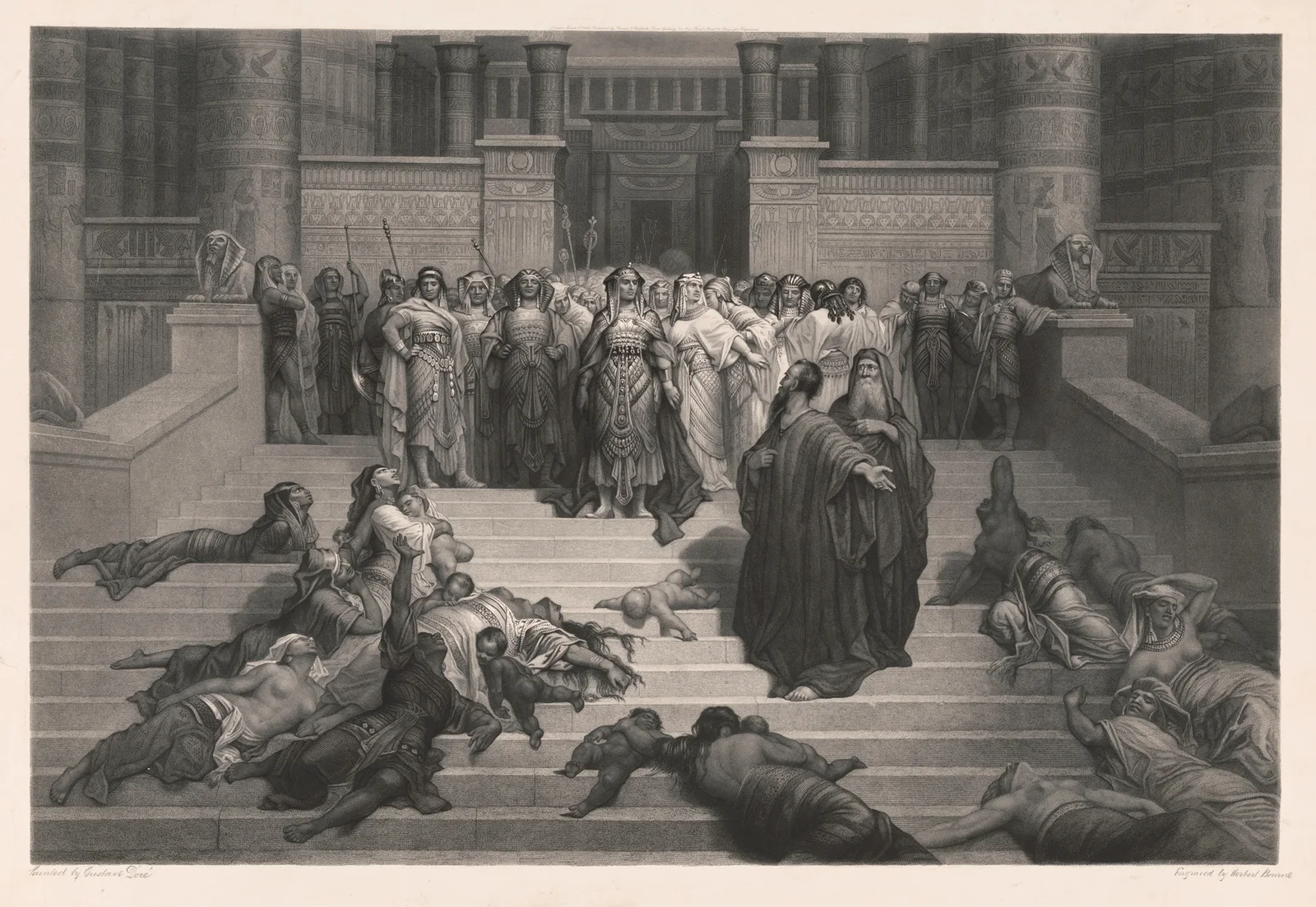 Moses before Pharaoh av Gustave Doré