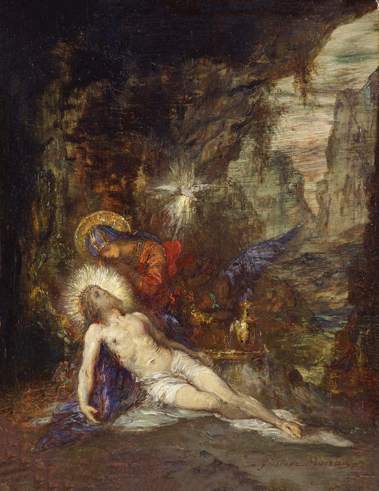Pietà av Gustave Moreau