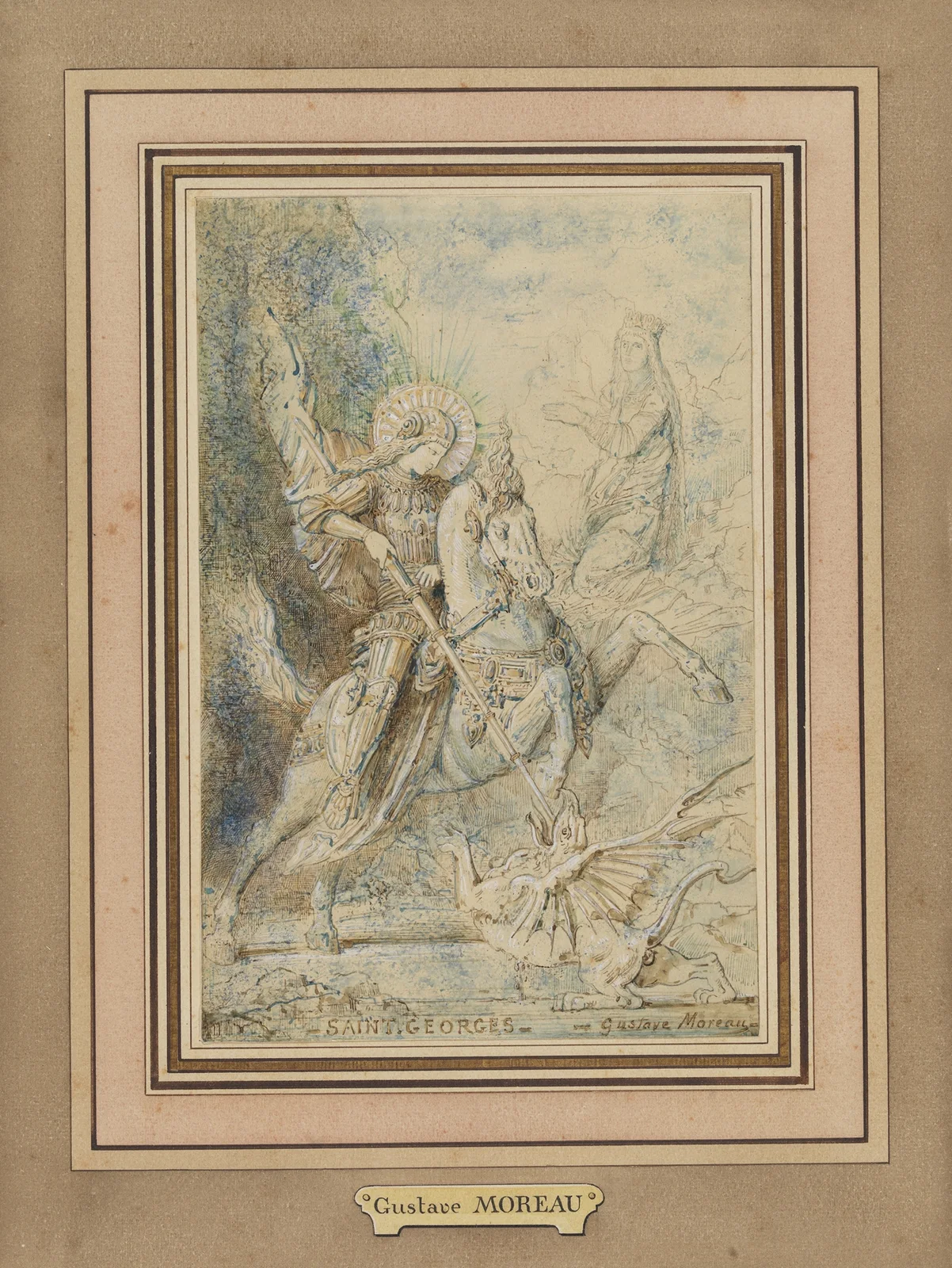 Sankt Georg av Gustave Moreau