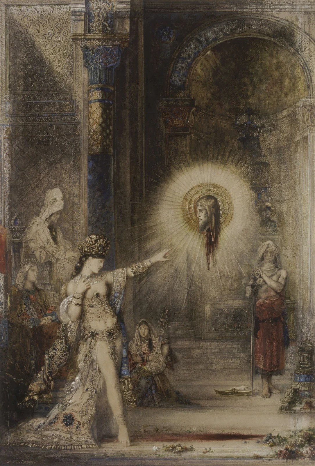 The Apparition av Gustave Moreau