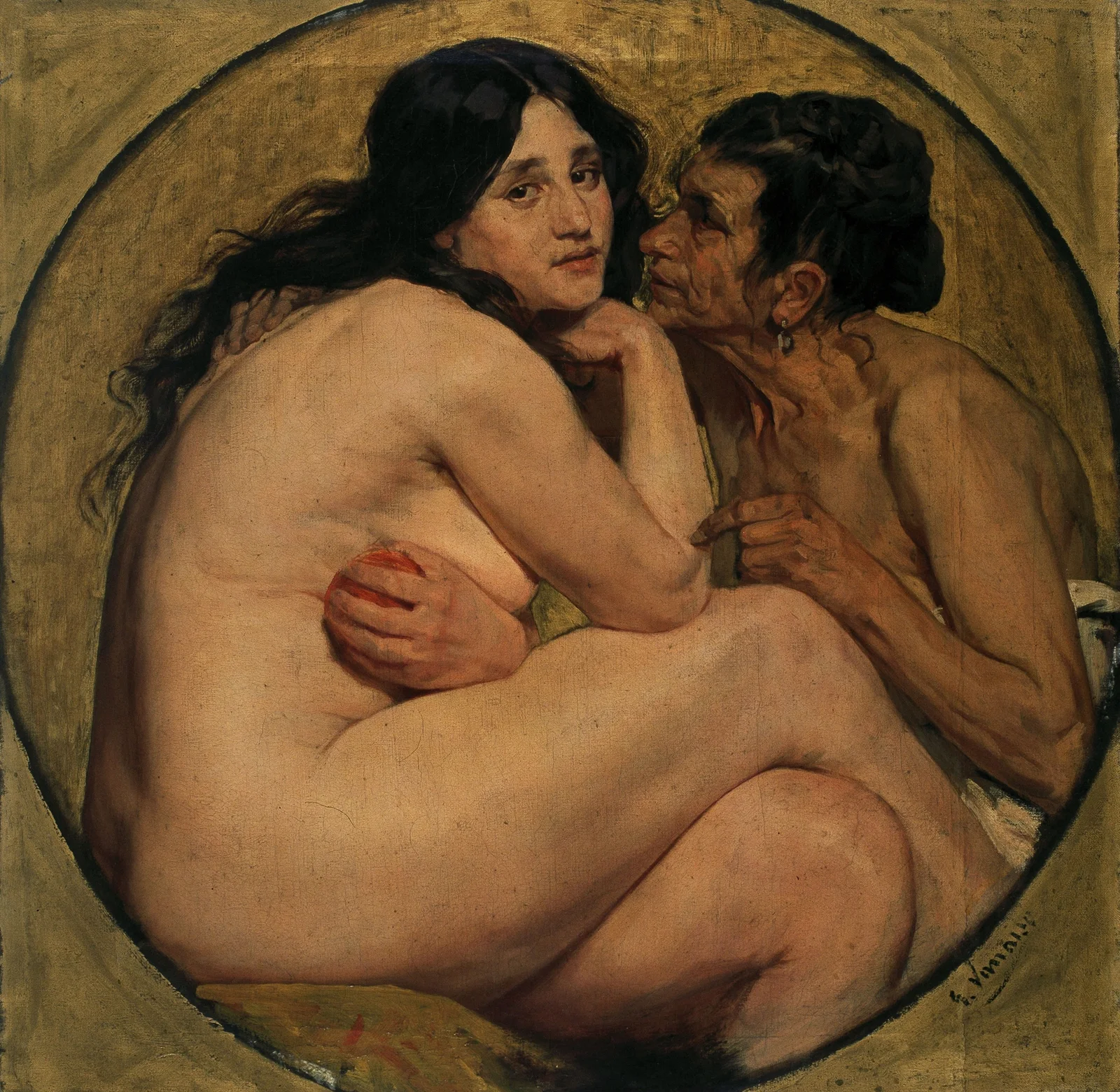 Eve (The Temptation) (19th century) av Gustave Vanaise
