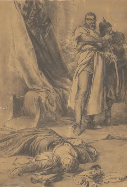 Historical Scene av Gyula Benczúr