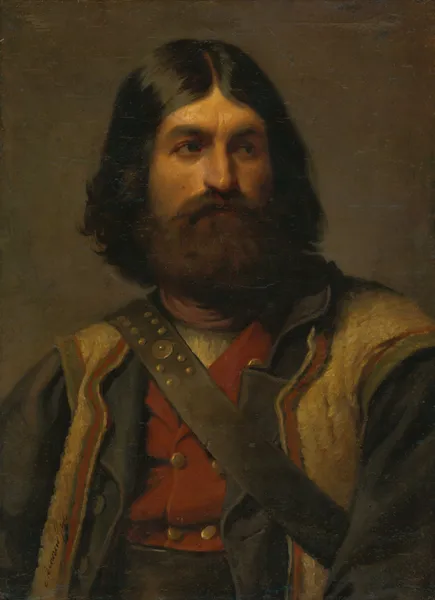 Portrait of a man av Gyula Benczúr