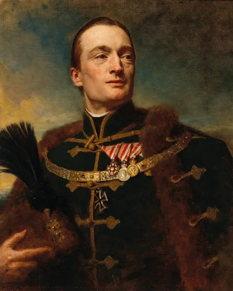 Portrait of an Officer av Gyula Benczúr