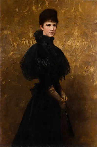 Portrait of Empress Elisabeth av Gyula Benczúr