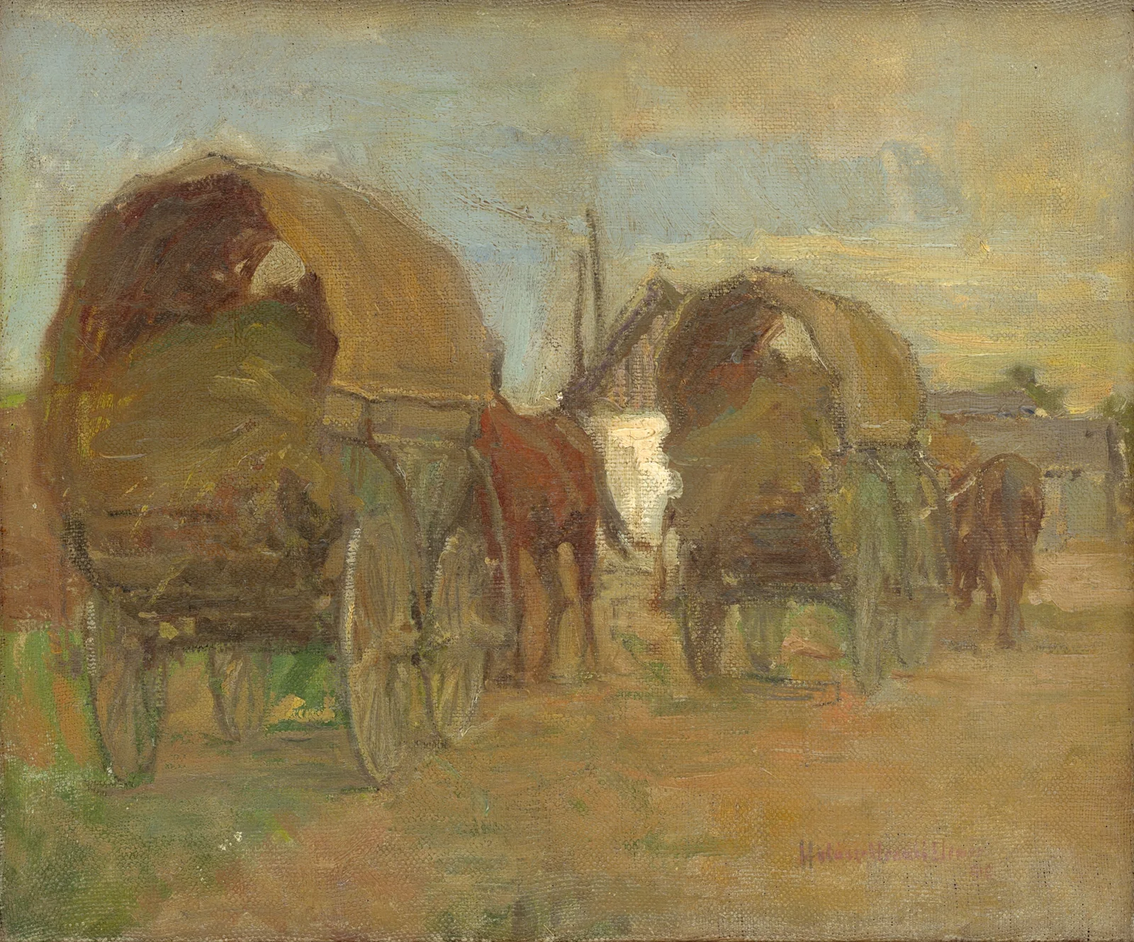 Gypsy Caravans av Elemír Halász-Hradil