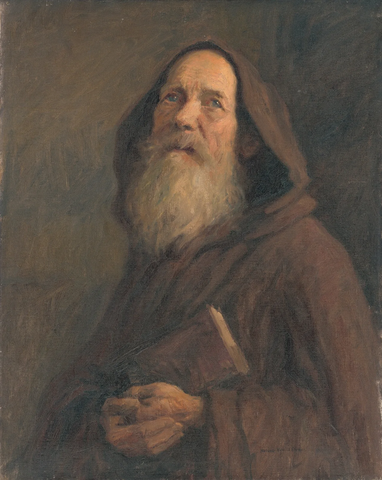 Study of a Monk av Elemír Halász-Hradil