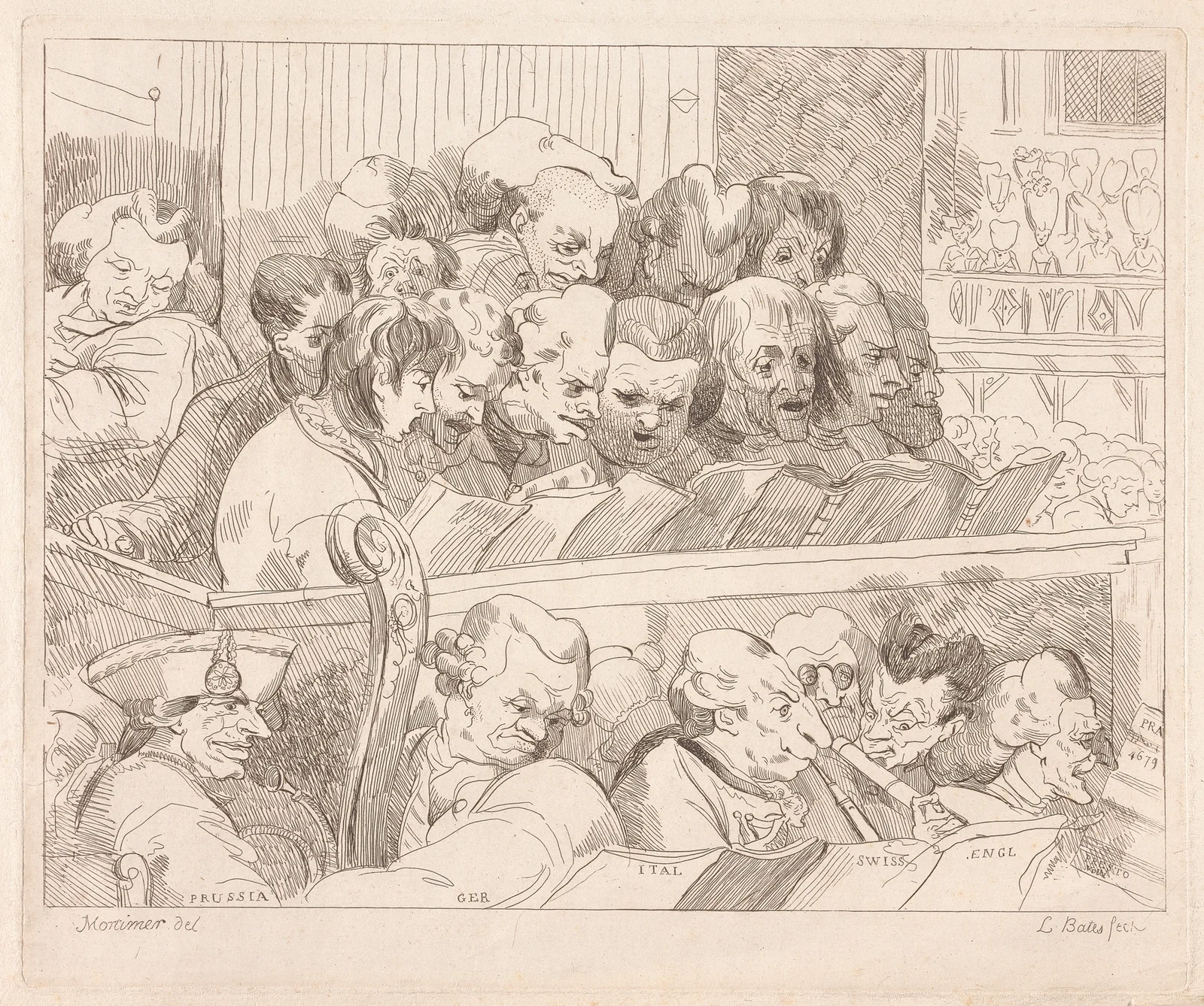 A Choral Band av John Hamilton Mortimer