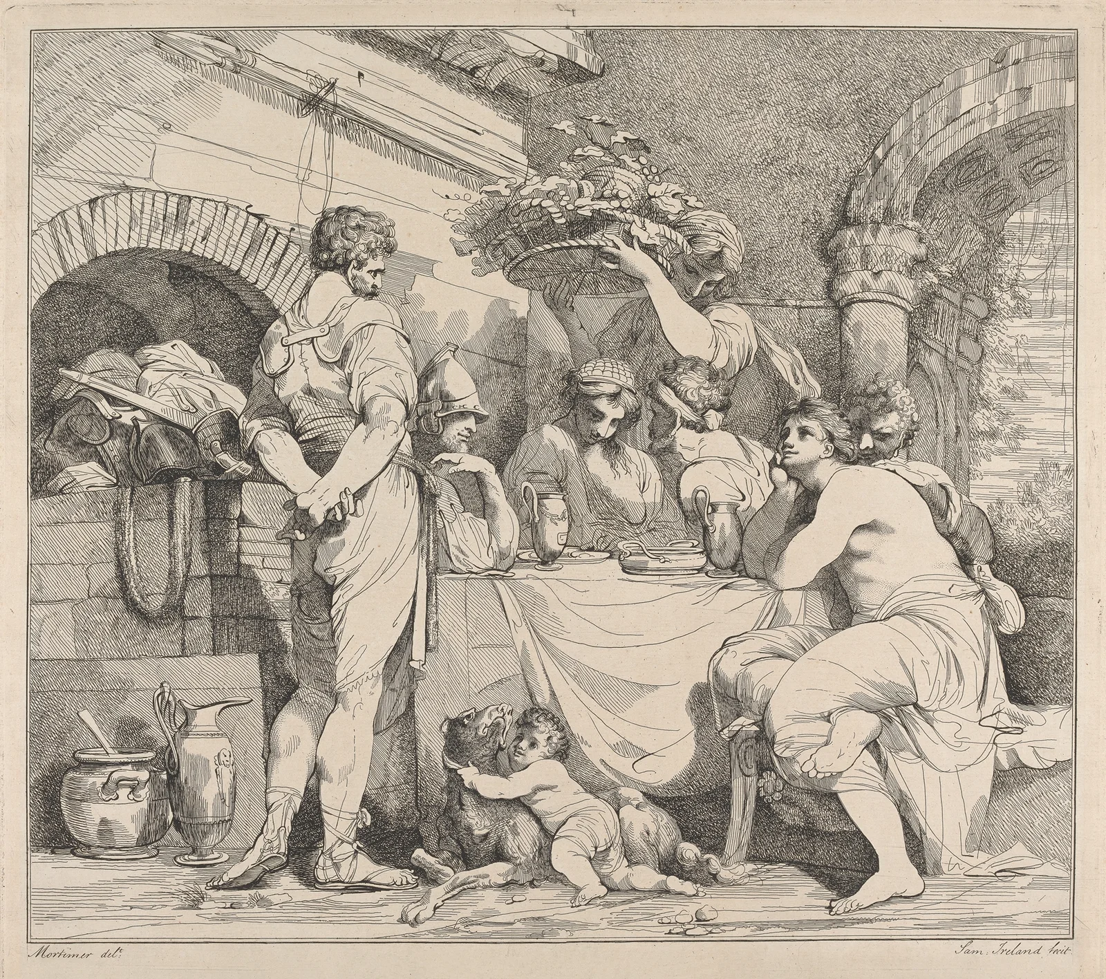 Banditti Regaling av John Hamilton Mortimer