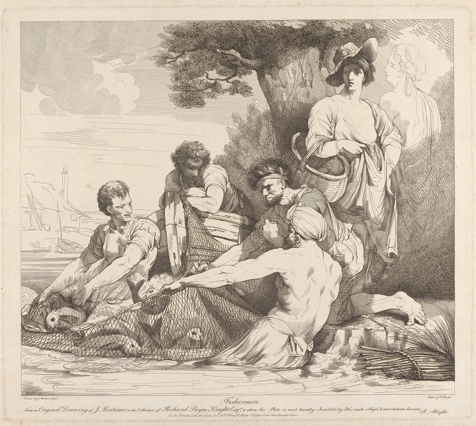 Fisherman av John Hamilton Mortimer