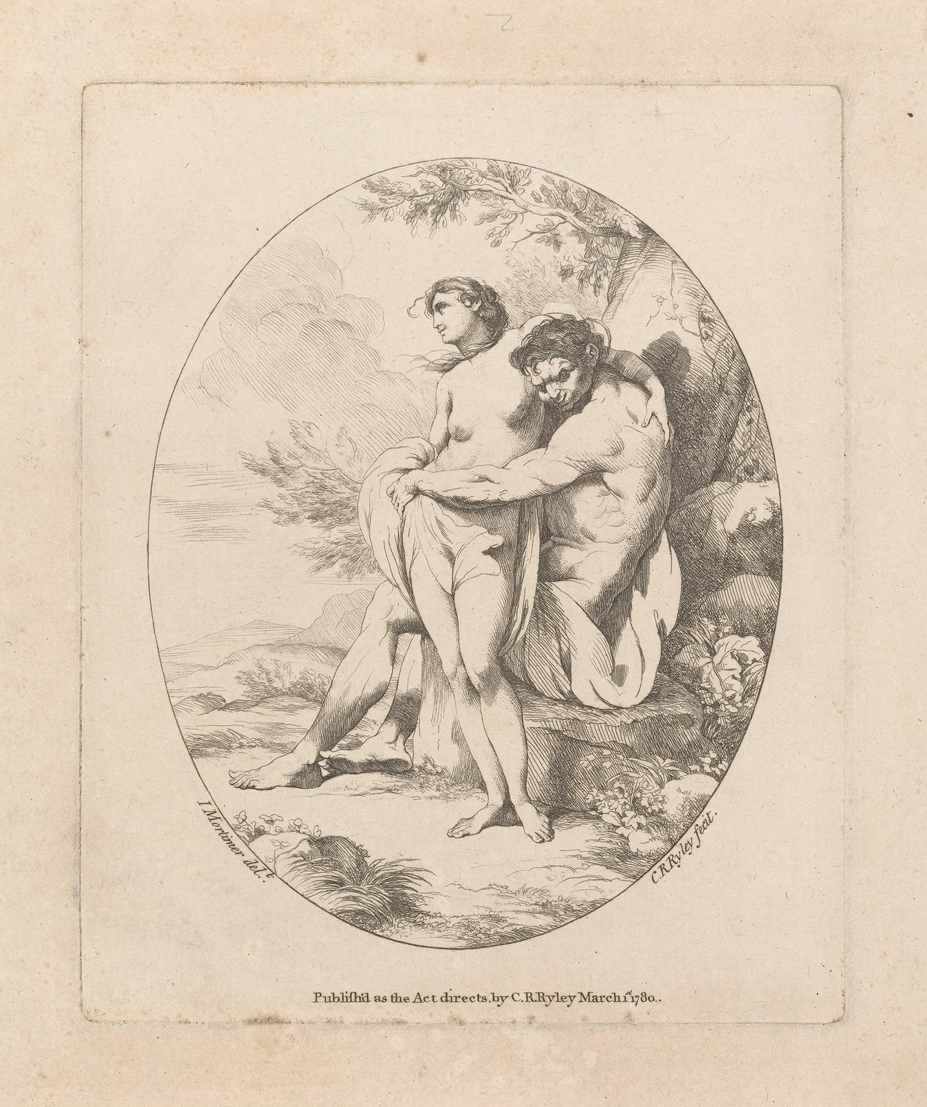 Monster with Maiden av John Hamilton Mortimer