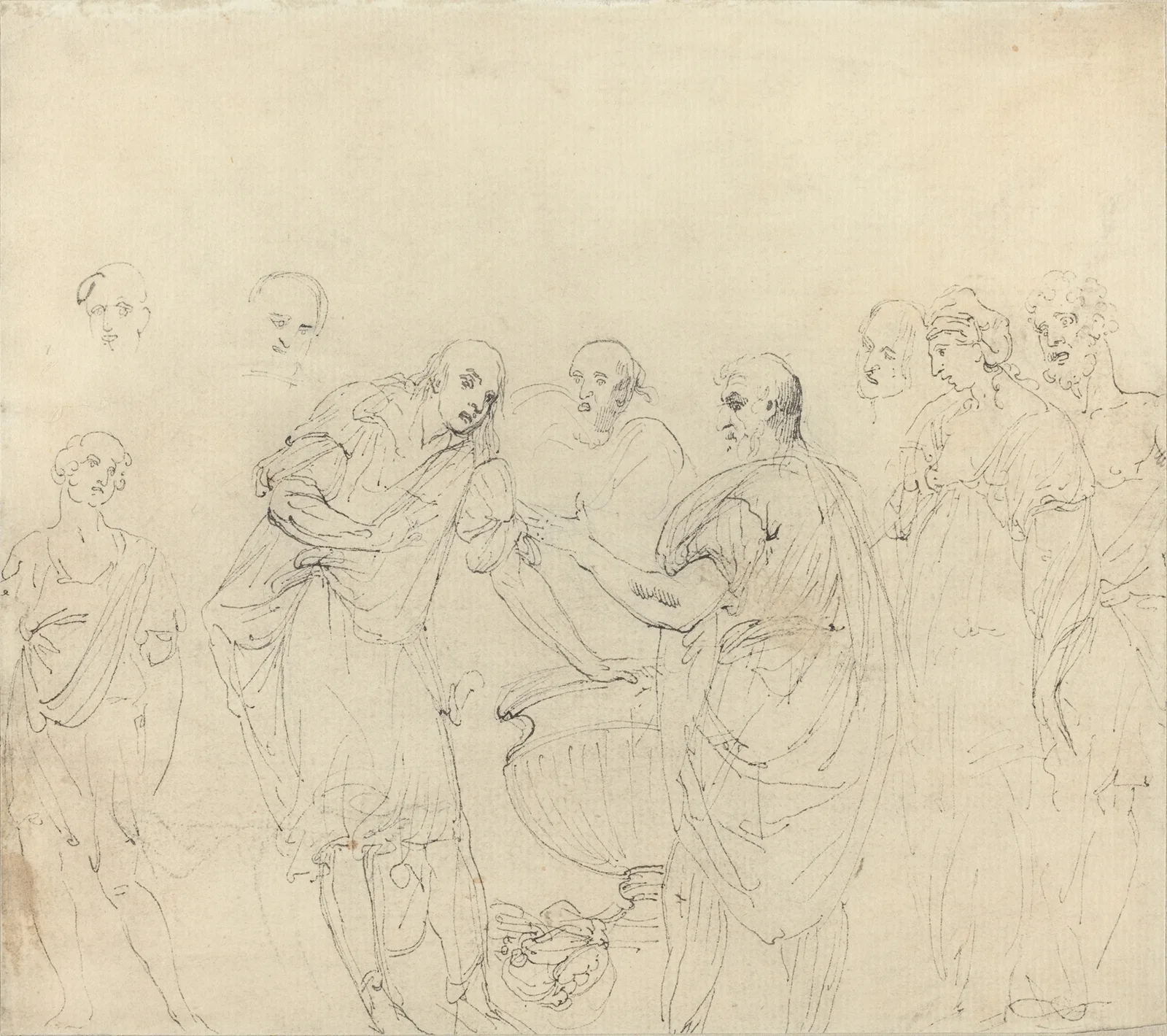 Mucius Scaevolo av John Hamilton Mortimer
