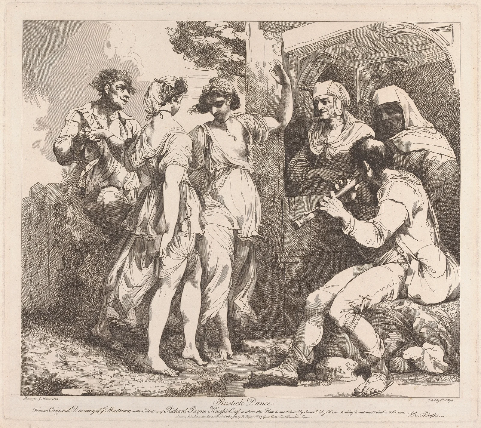 Rustick Dance av John Hamilton Mortimer