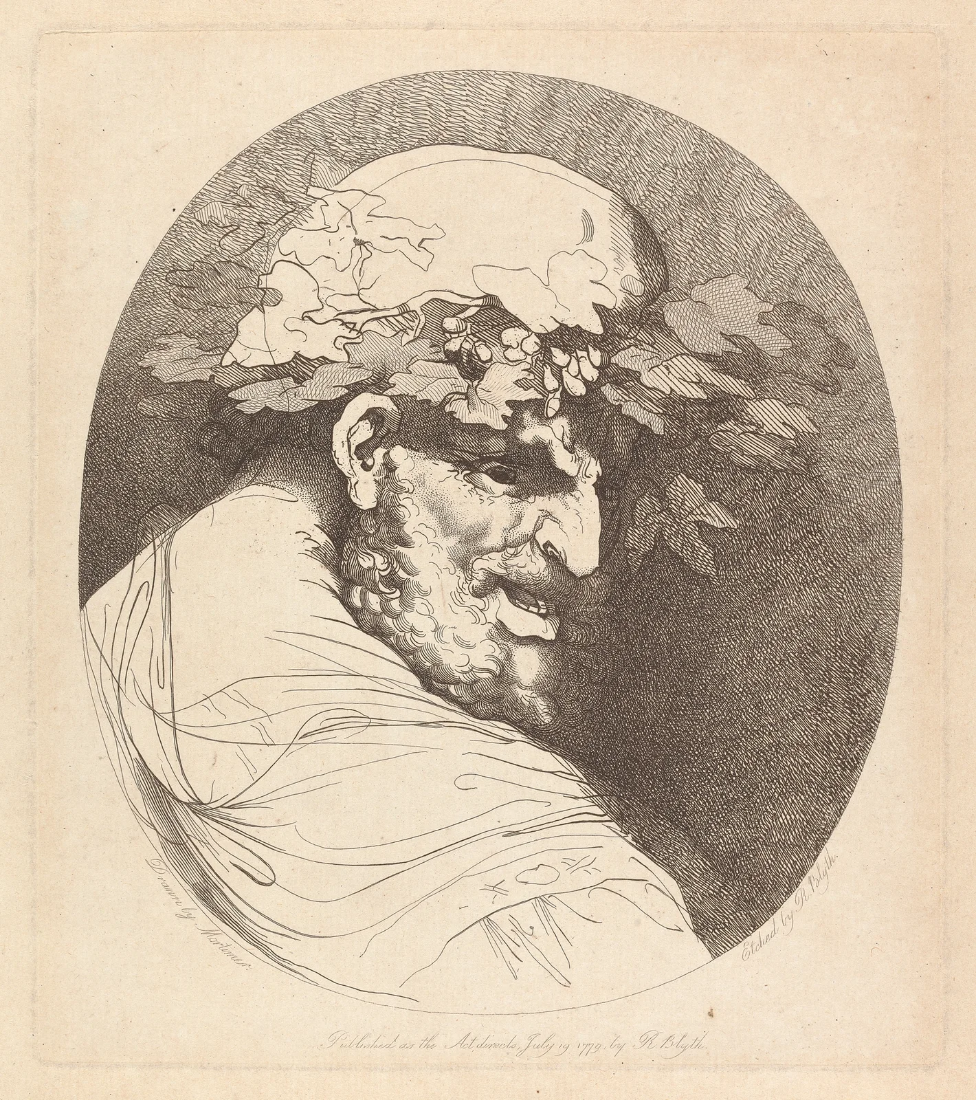 Silenus av John Hamilton Mortimer
