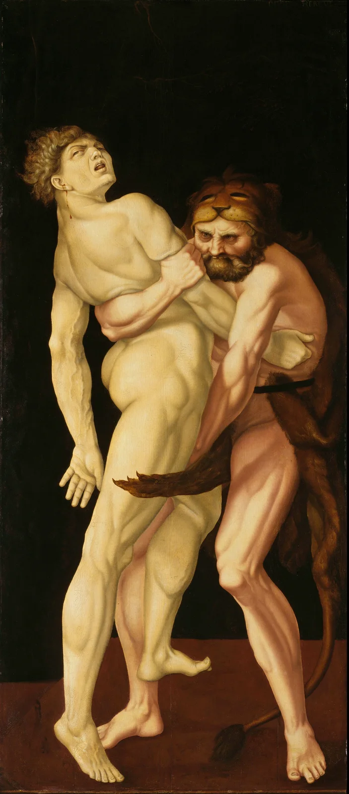Heracles and Antaeus av Hans Baldung