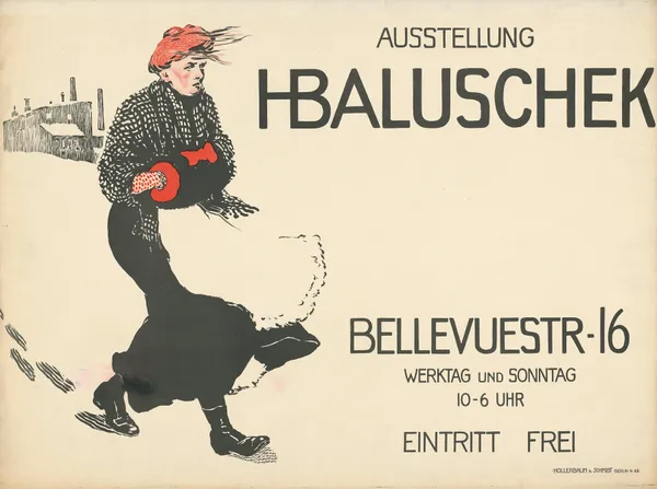 Ausstellung Hans Baluschek. Bellevuestraße 16 Berlin av Hans Baluschek