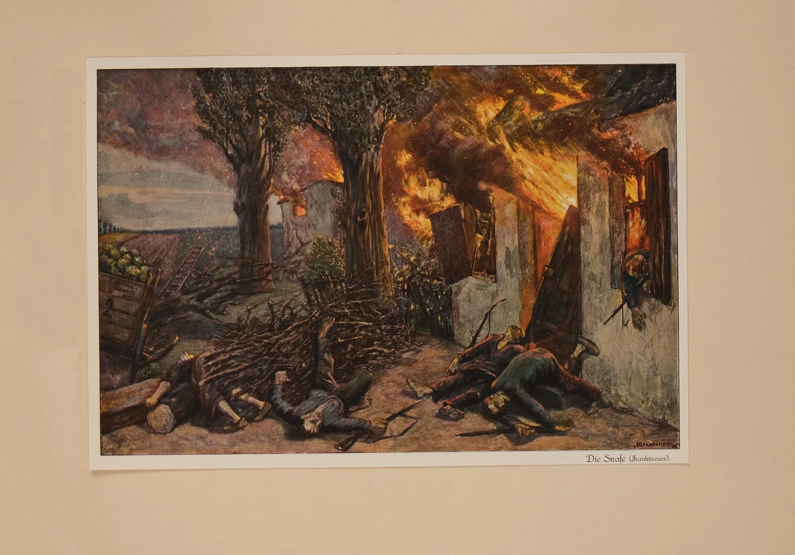 Die Strafe av Hans Baluschek