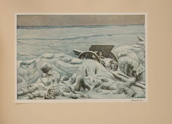 Winterfrieden av Hans Baluschek