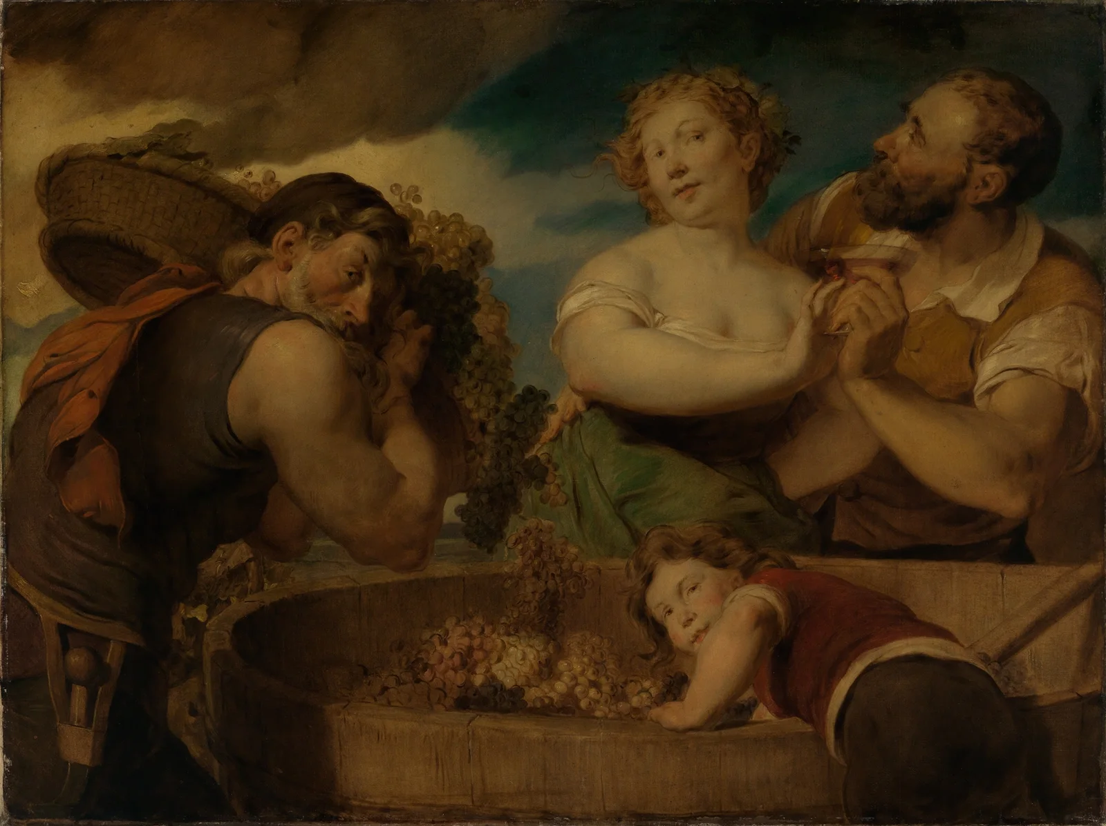 Grape harvest av Hans Canon