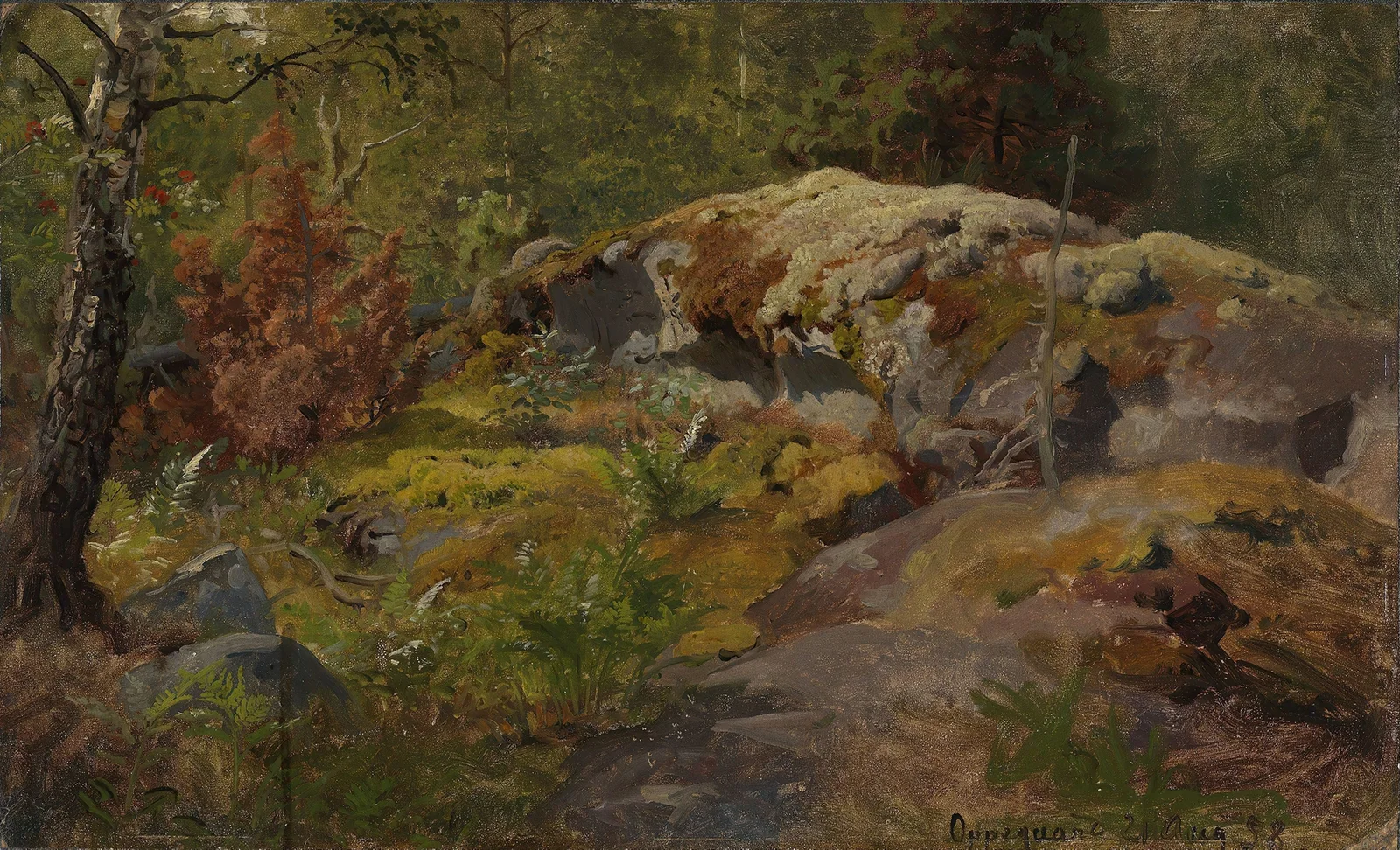 Forest Floor av Hans Gude