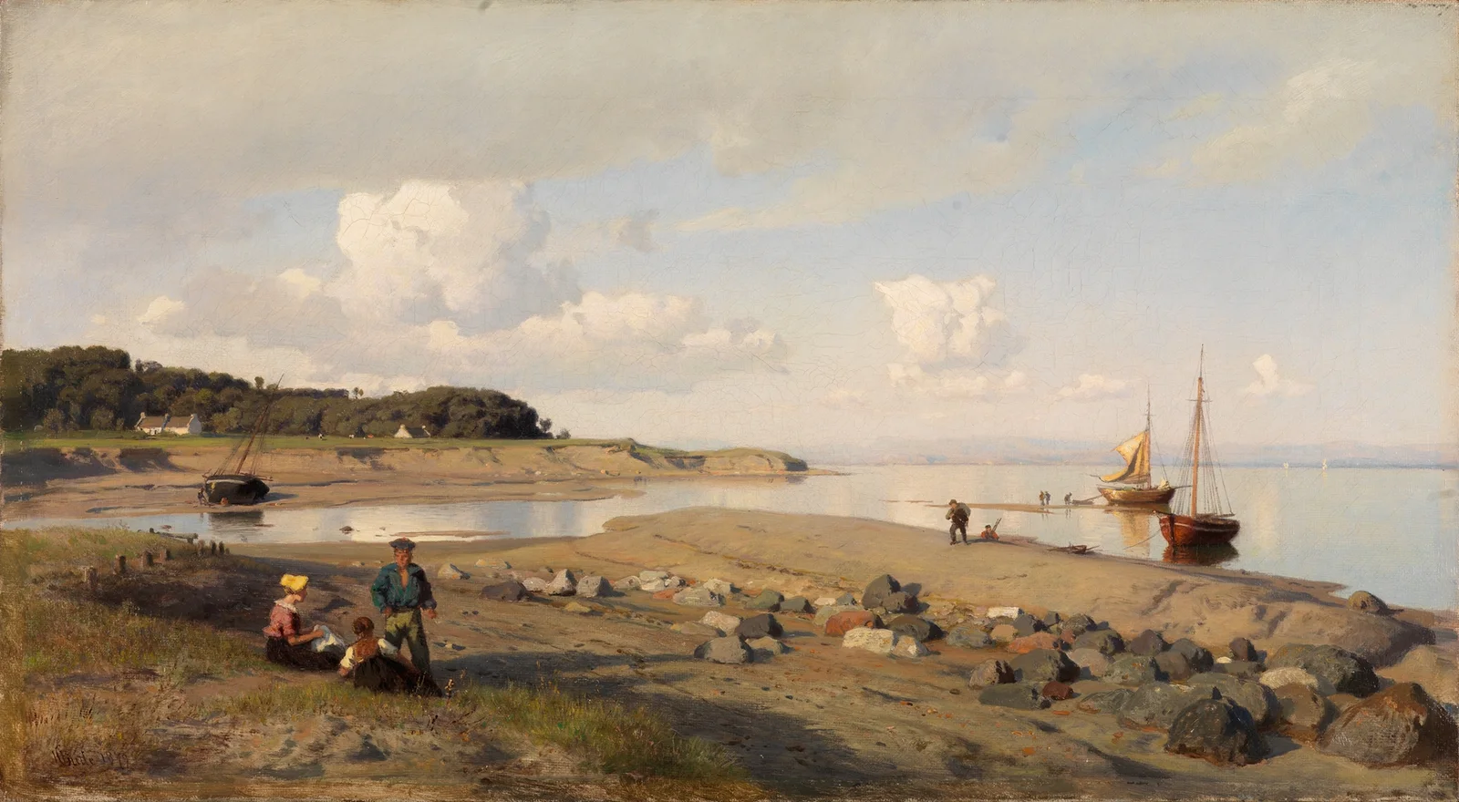 Schottische Küstenlandschaft av Hans Gude