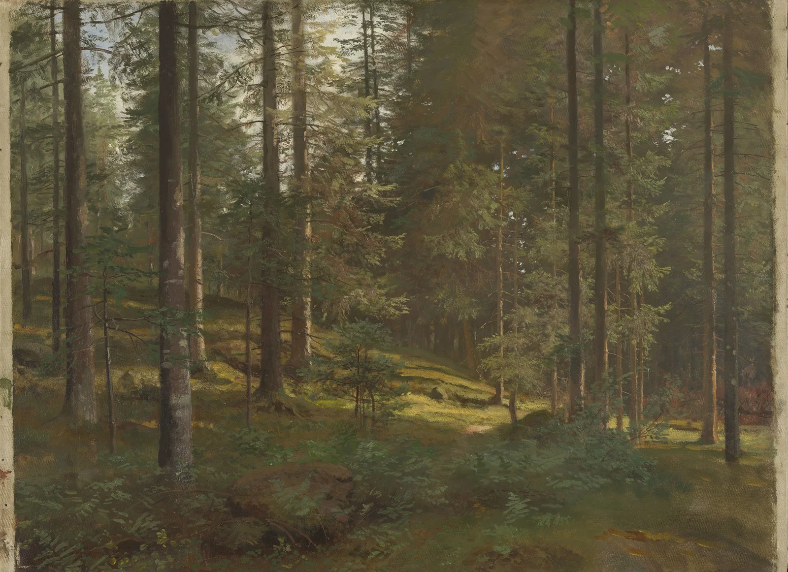 Wooded Landscape av Hans Gude