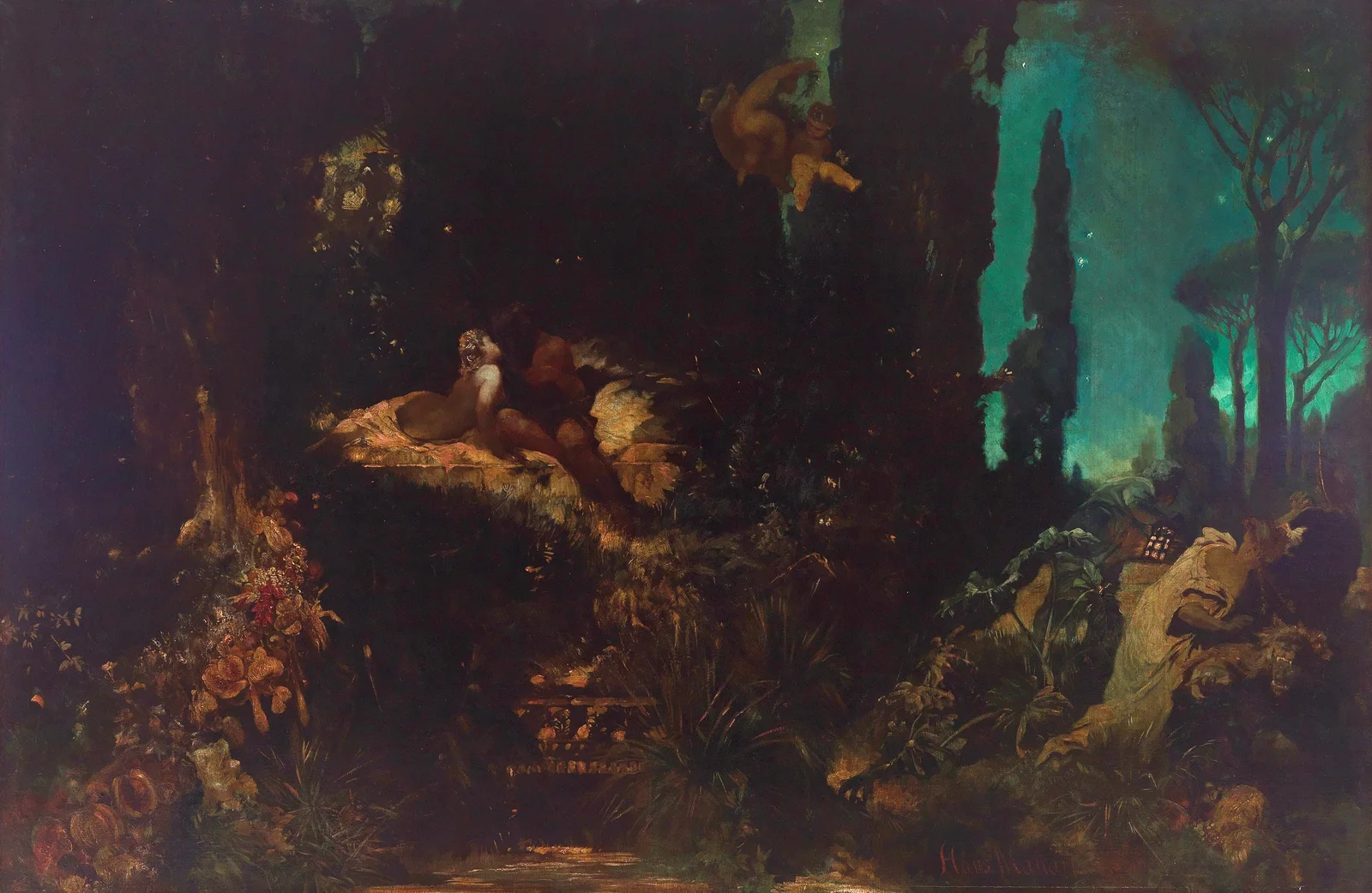 A midsummer night’s dream av Hans Makart