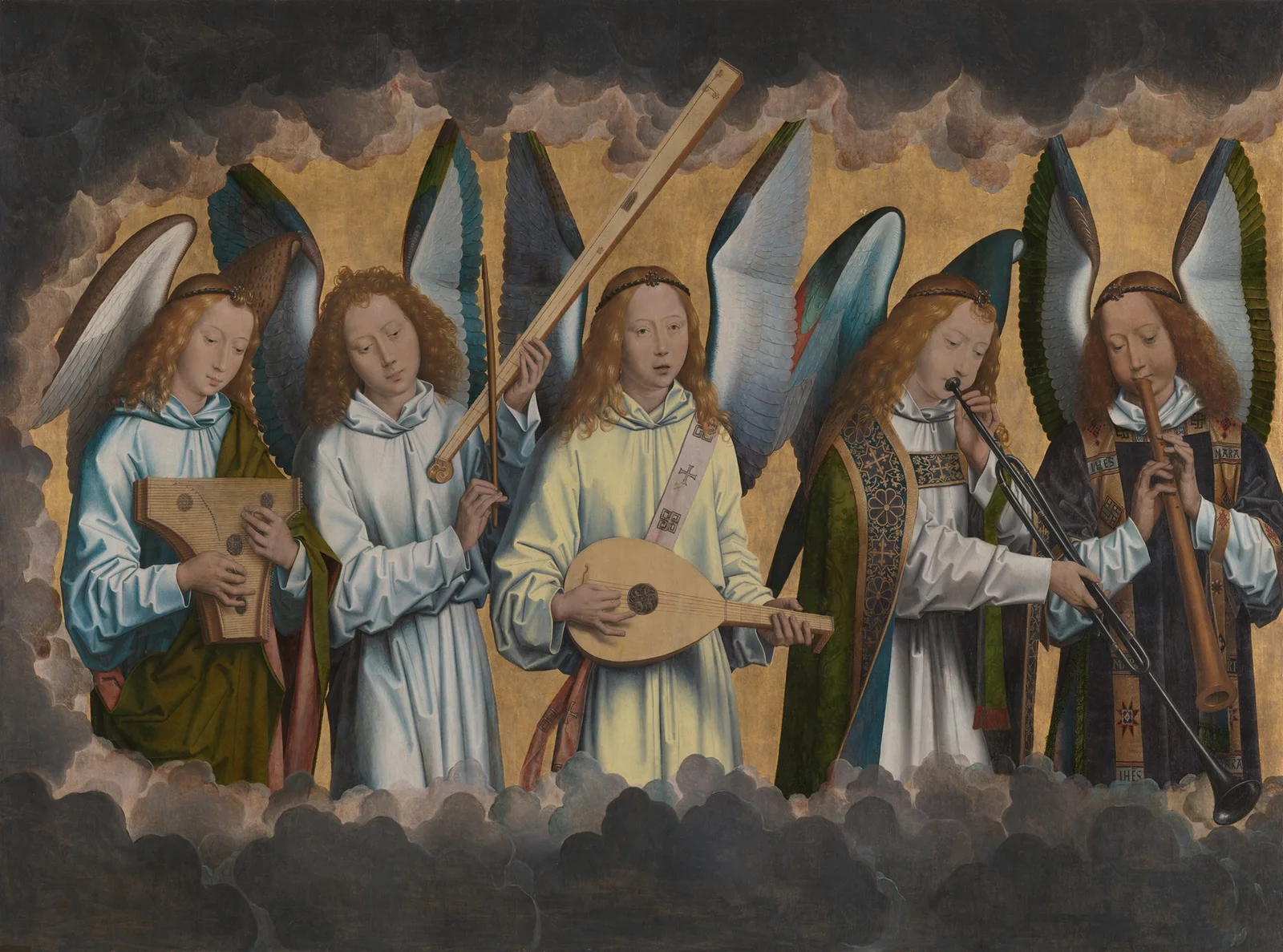 Music-making Angels, 1483 – nr 2 av Hans Memling