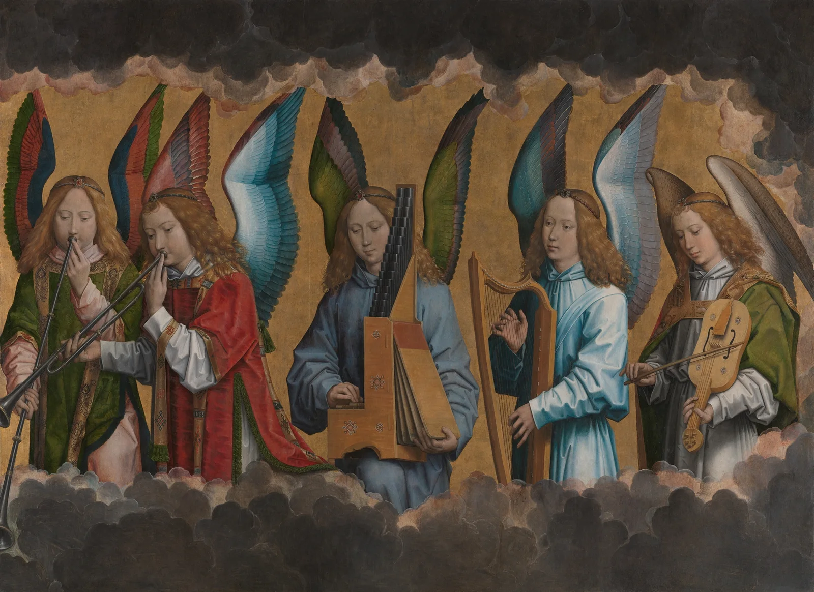 Music-making Angels, 1483 – nr 1 av Hans Memling
