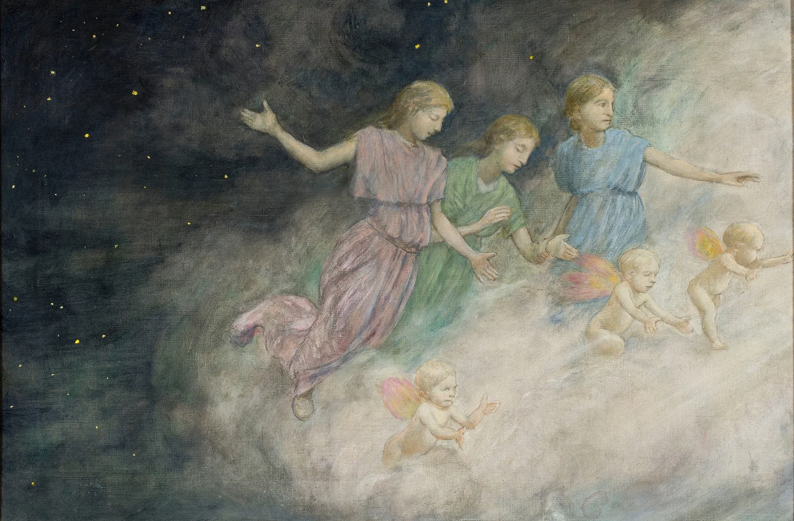 Angels – Annunciation av Hans Thoma