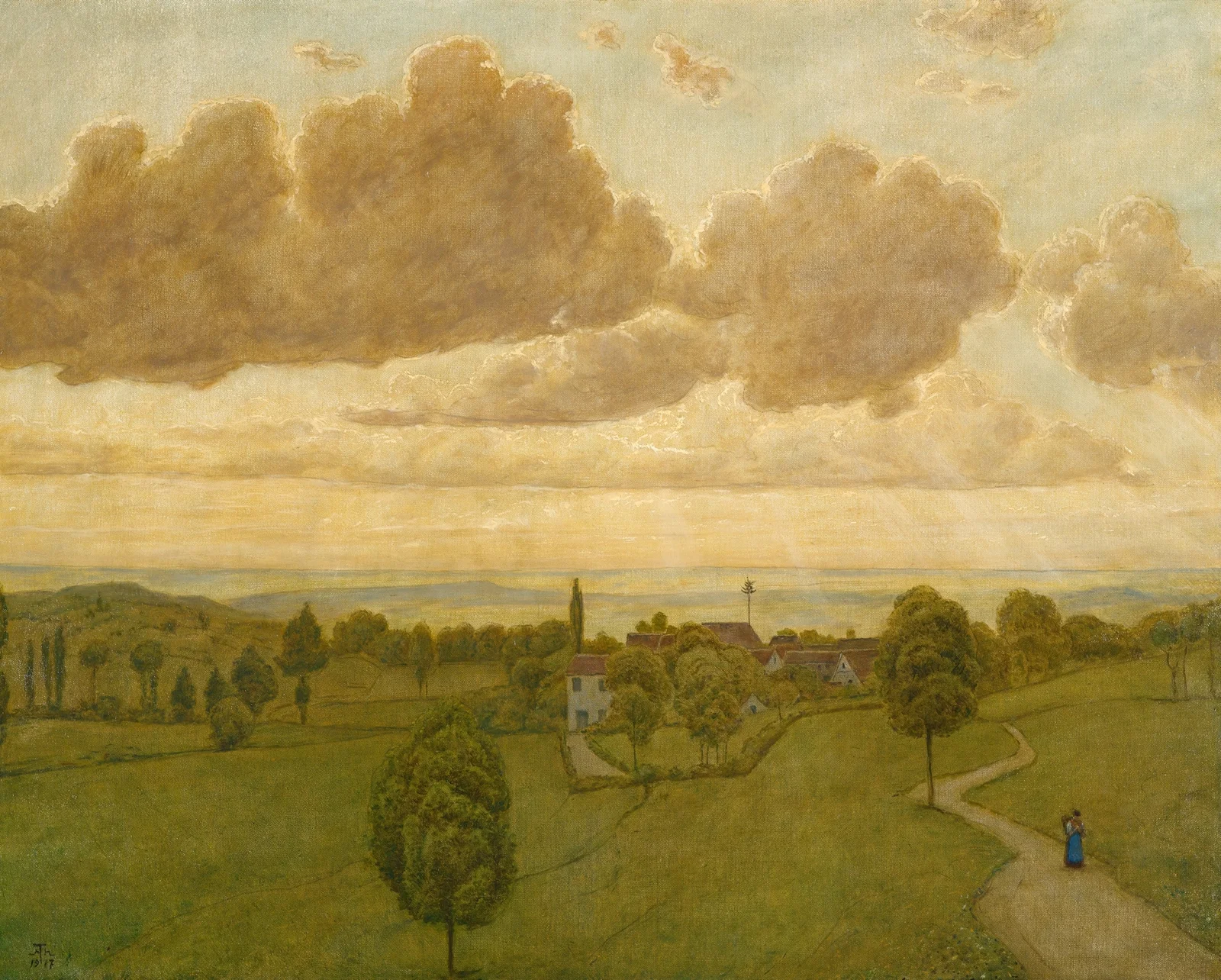 Landscape av Hans Thoma