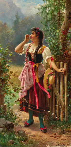 In Glück und Sonne av Hans Zatzka