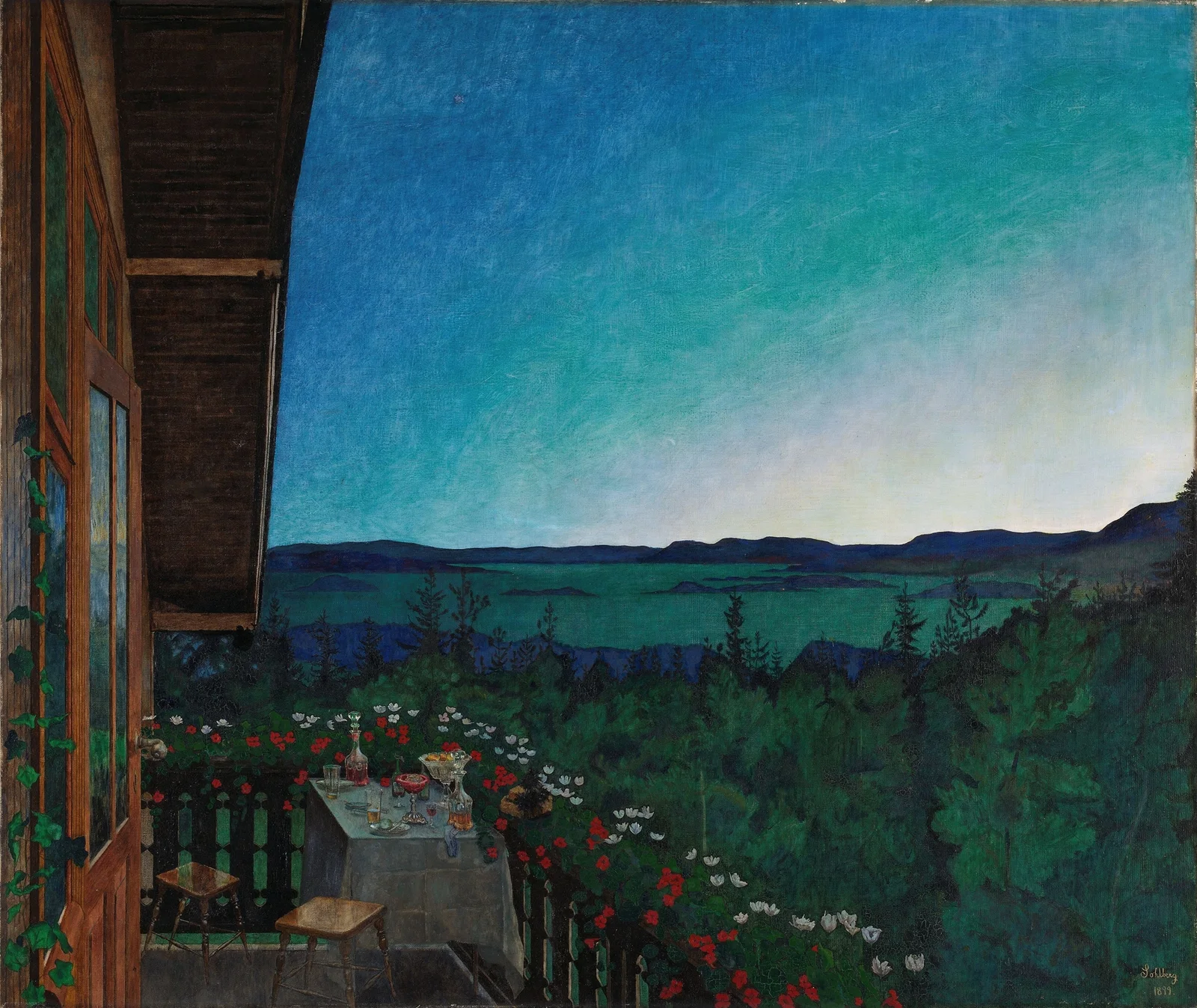 Summer Night av Harald Sohlberg