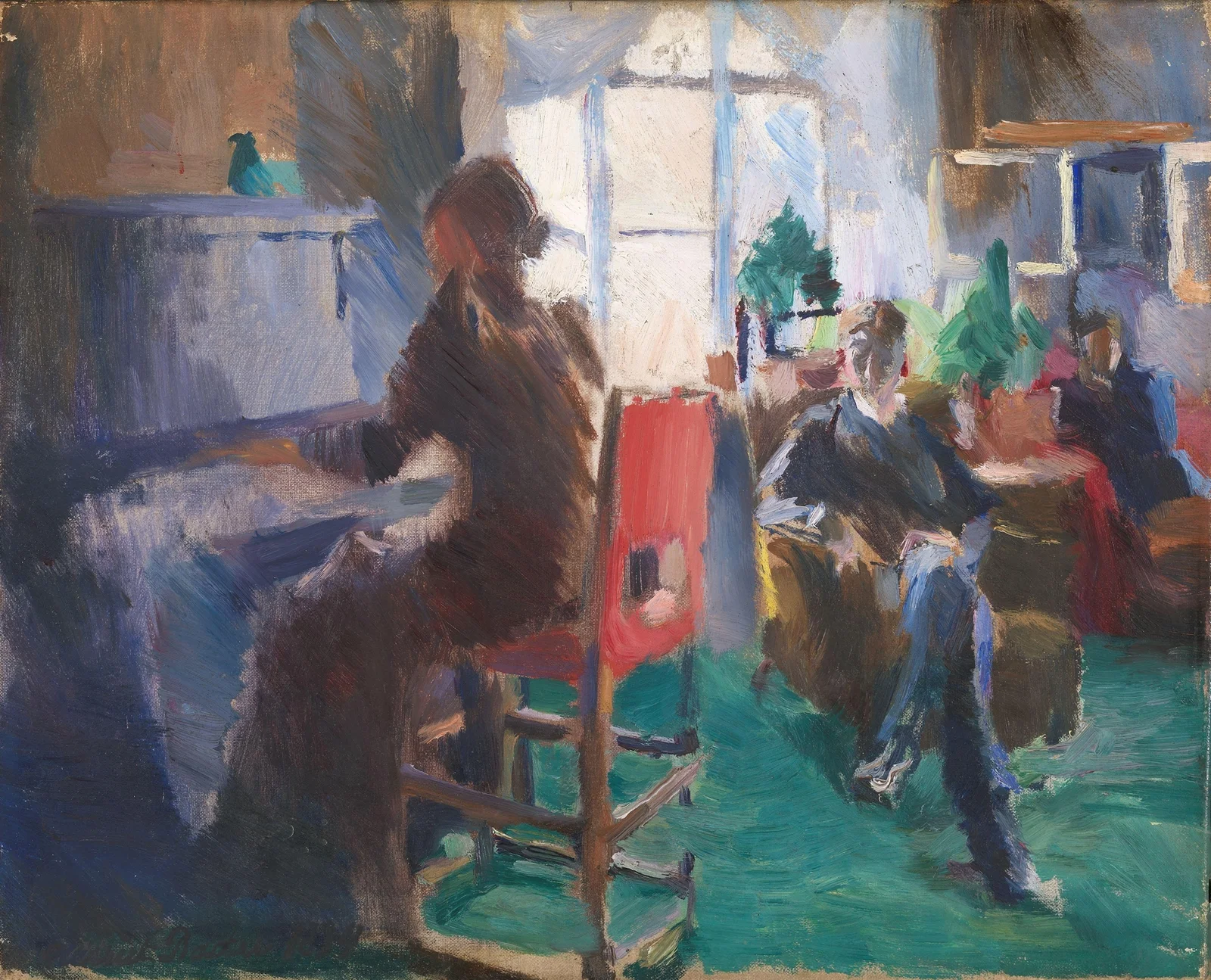 By the Piano av Harriet Backer
