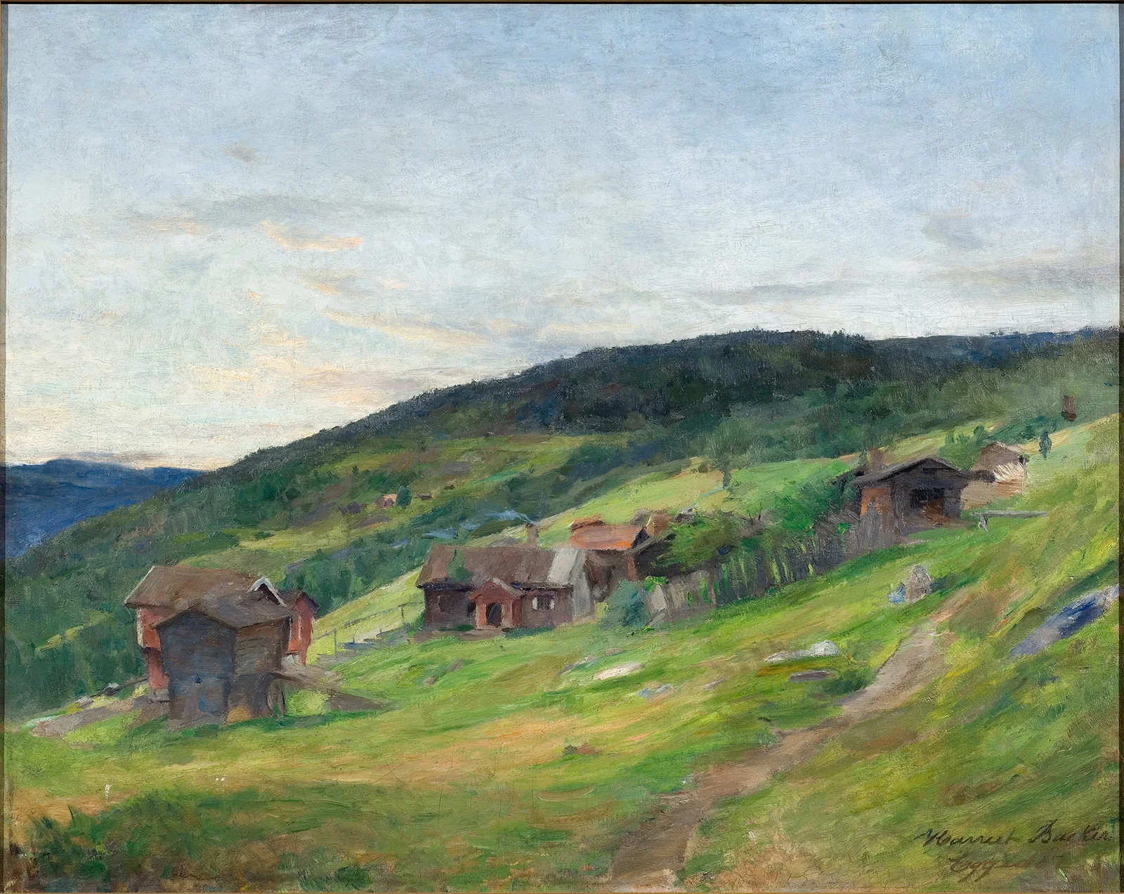 Landscape, Eggeda av Harriet Backer