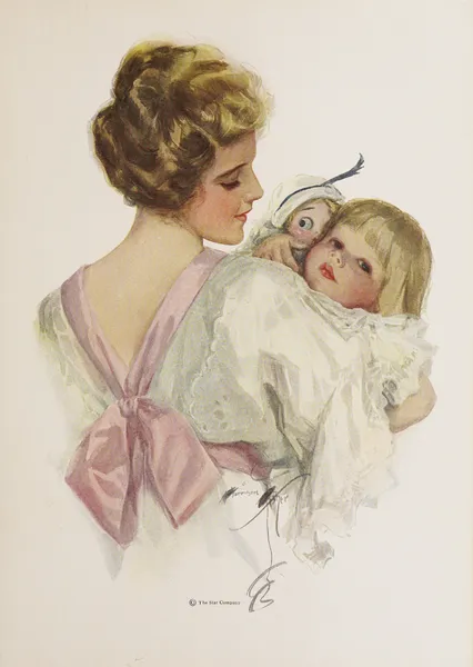 Harrison Fisher girls Pl.3 av Harrison Fisher
