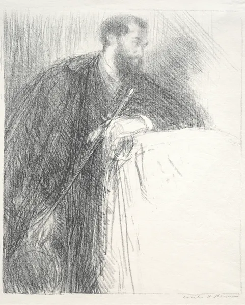 Lucien Pissarro av Charles Haslewood Shannon