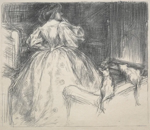 The Fantastic Dress av Charles Haslewood Shannon