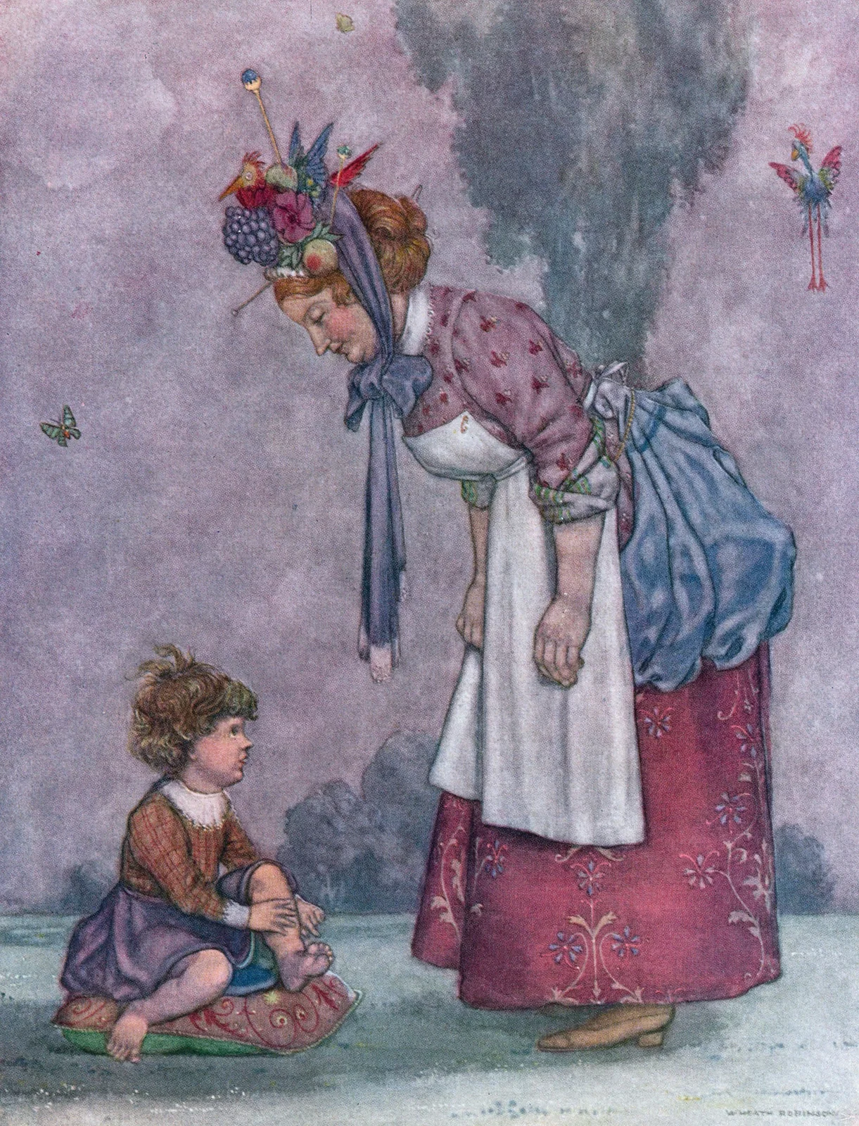 Basil Herbert develops a chilblain av William Heath Robinson
