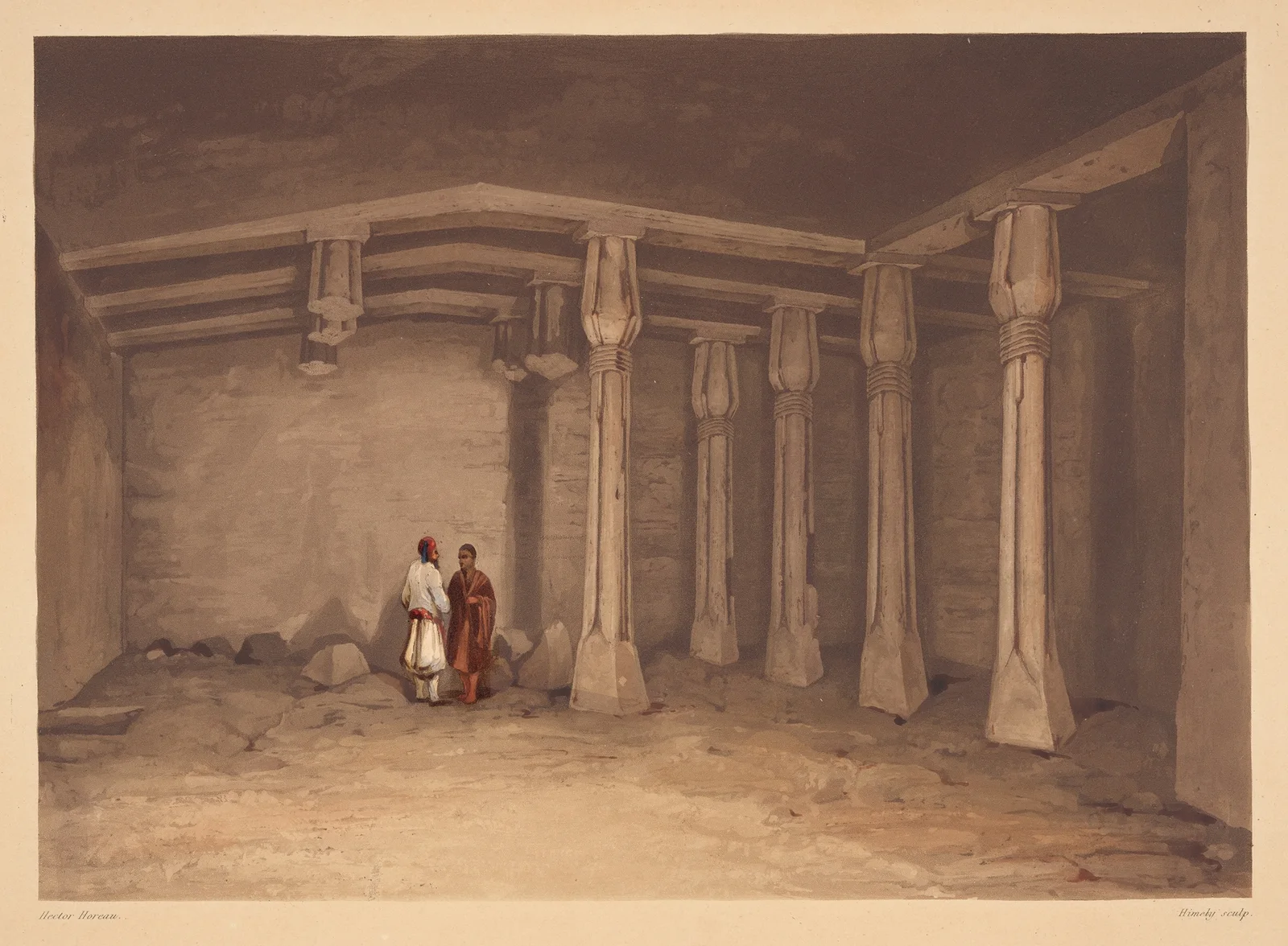 Beni-Hassan av Hector Horeau