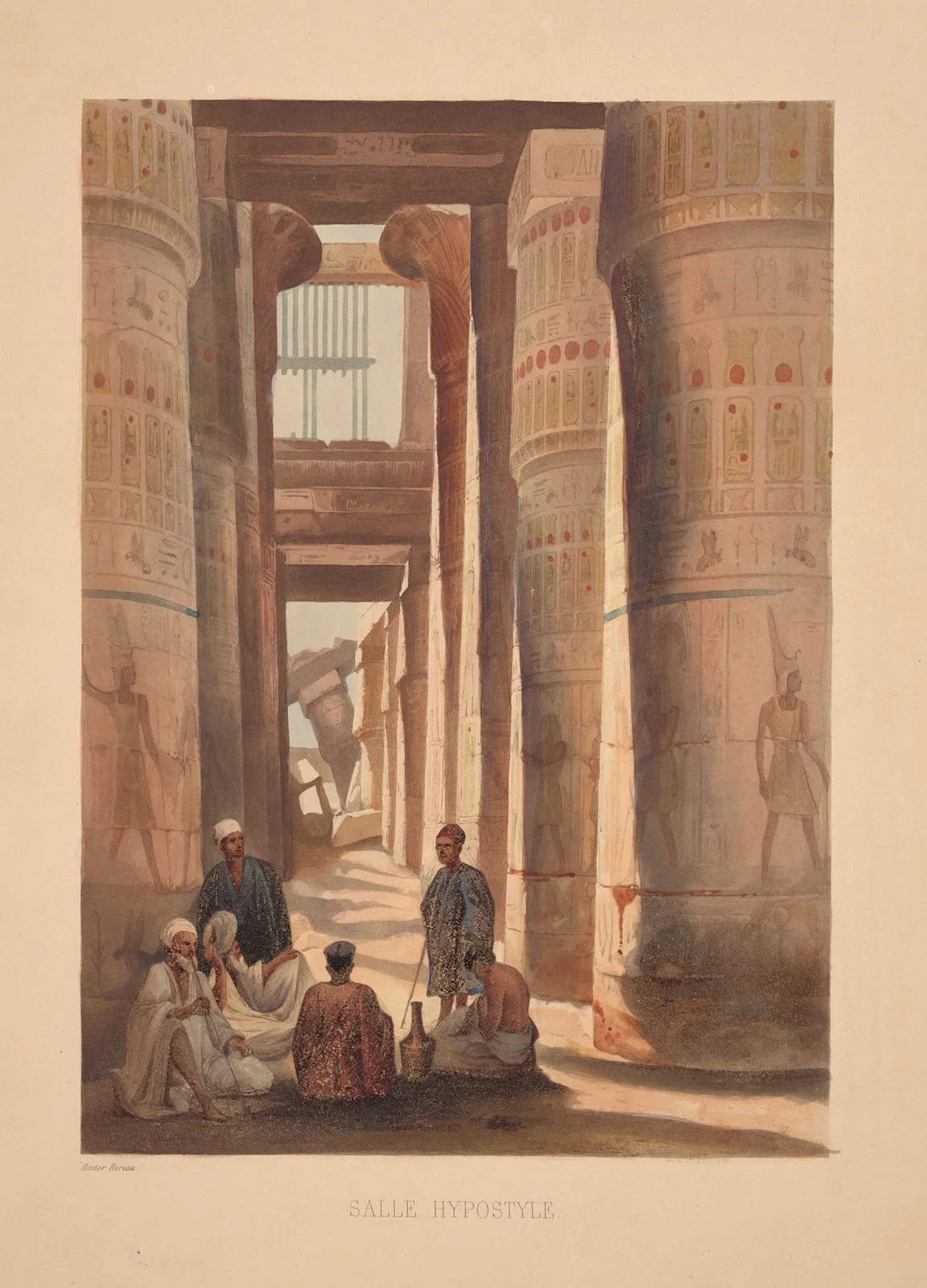 Salle hypostyle (Pillard hall) av Hector Horeau