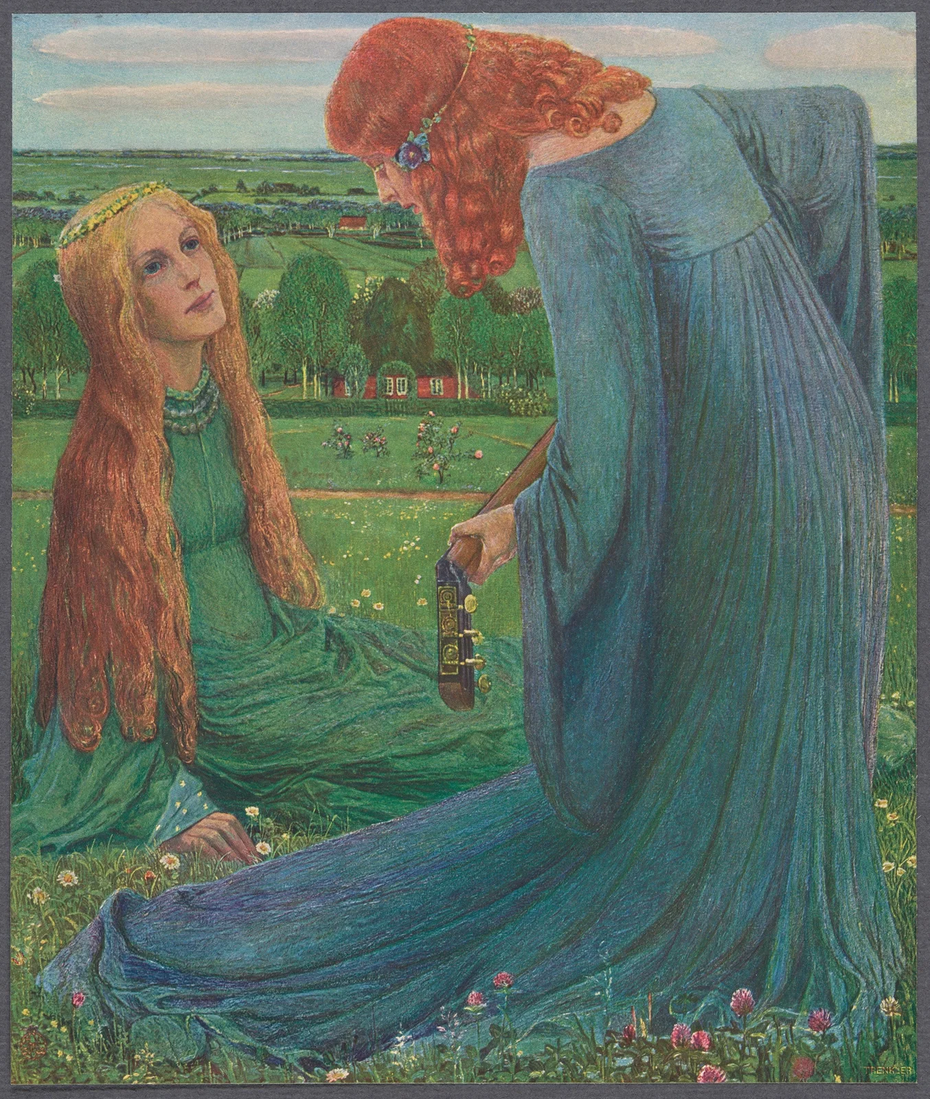 Annunciation av Heinrich Vogeler