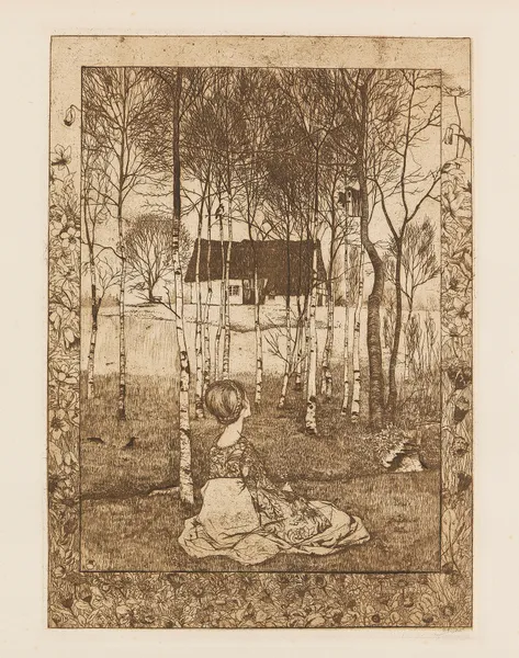 Frühling av Heinrich Vogeler