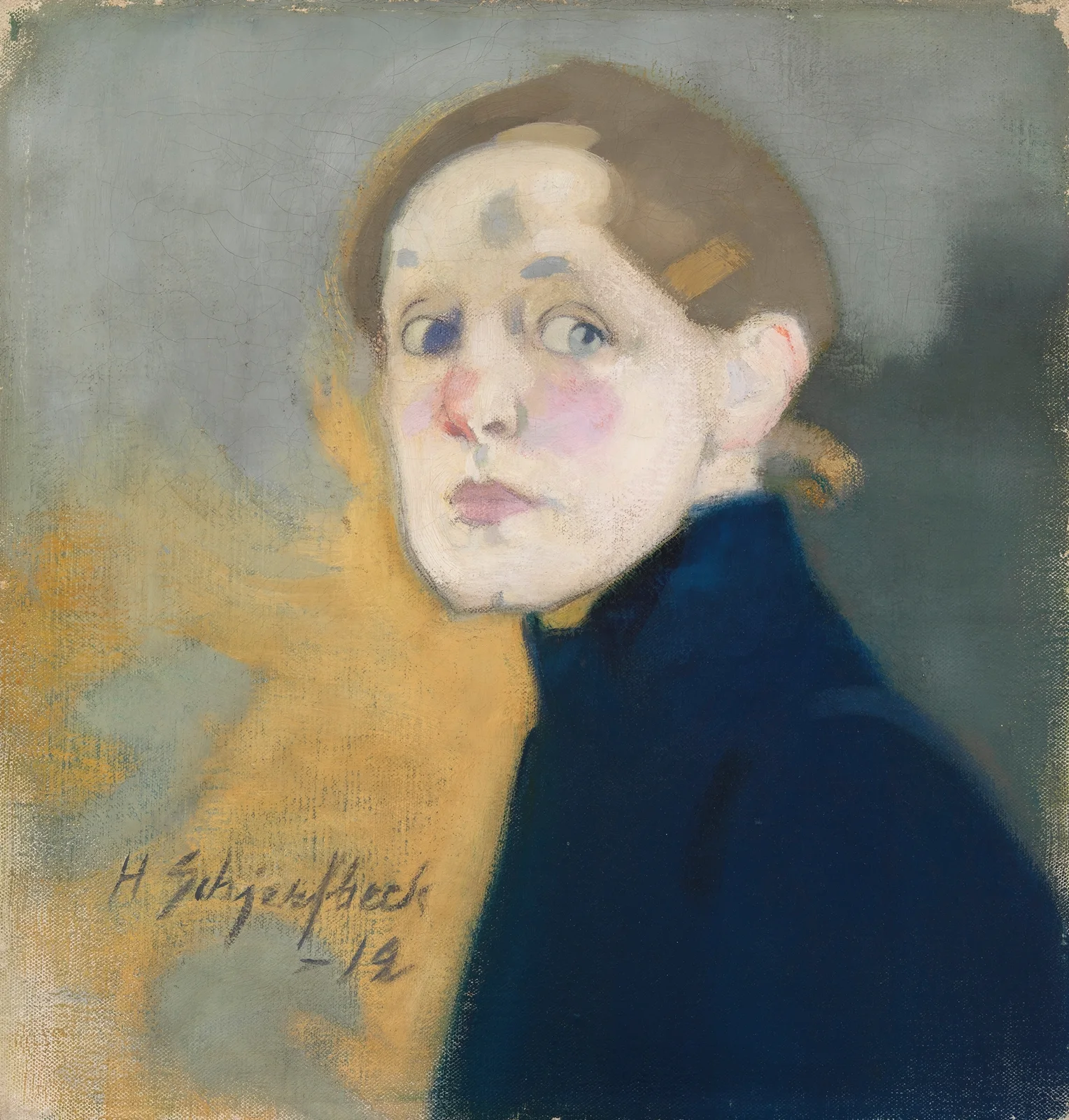 Self-Portrait av Helene Schjerfbeck