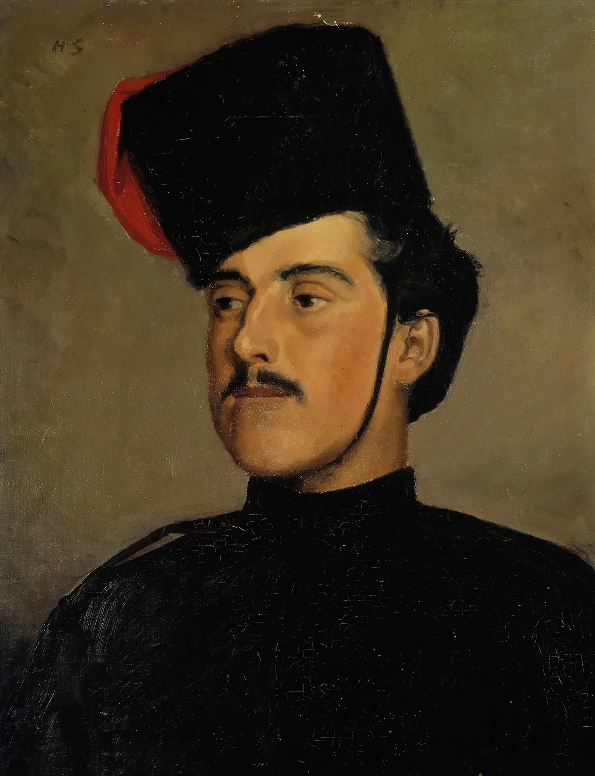 The Cossack (The Beautiful Cossack) av Helene Schjerfbeck
