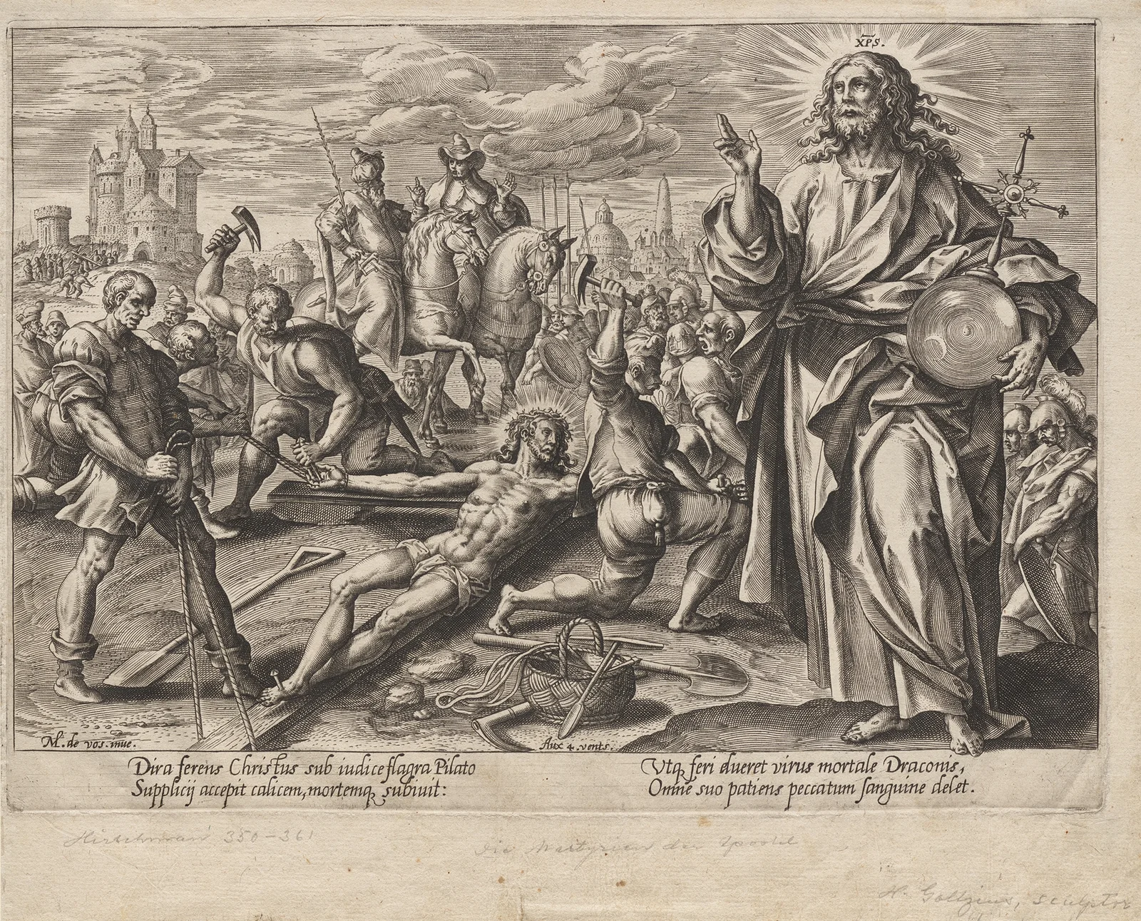 Christ av Hendrick Goltzius