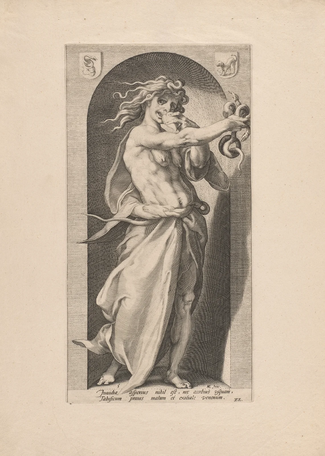 Envy av Hendrick Goltzius