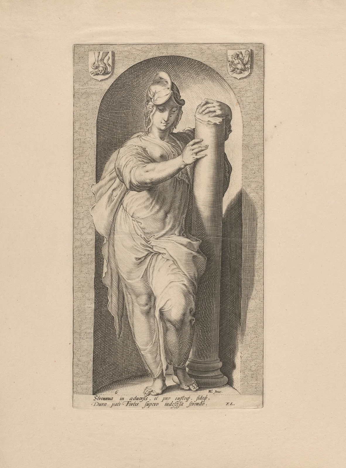 Fortitude av Hendrick Goltzius