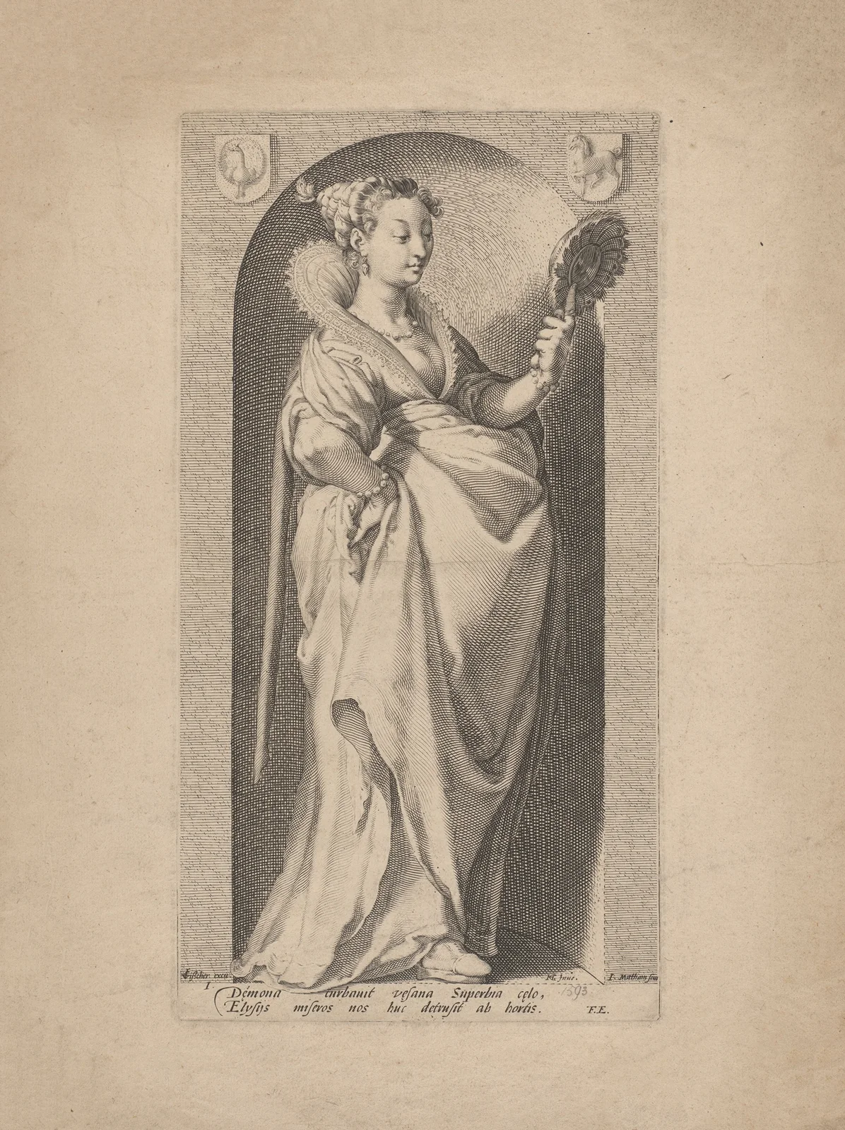 Pride av Hendrick Goltzius