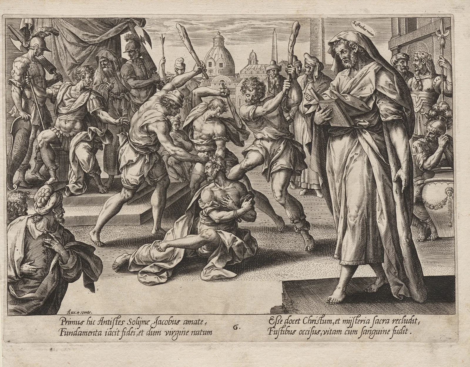 St. James the Less av Hendrick Goltzius